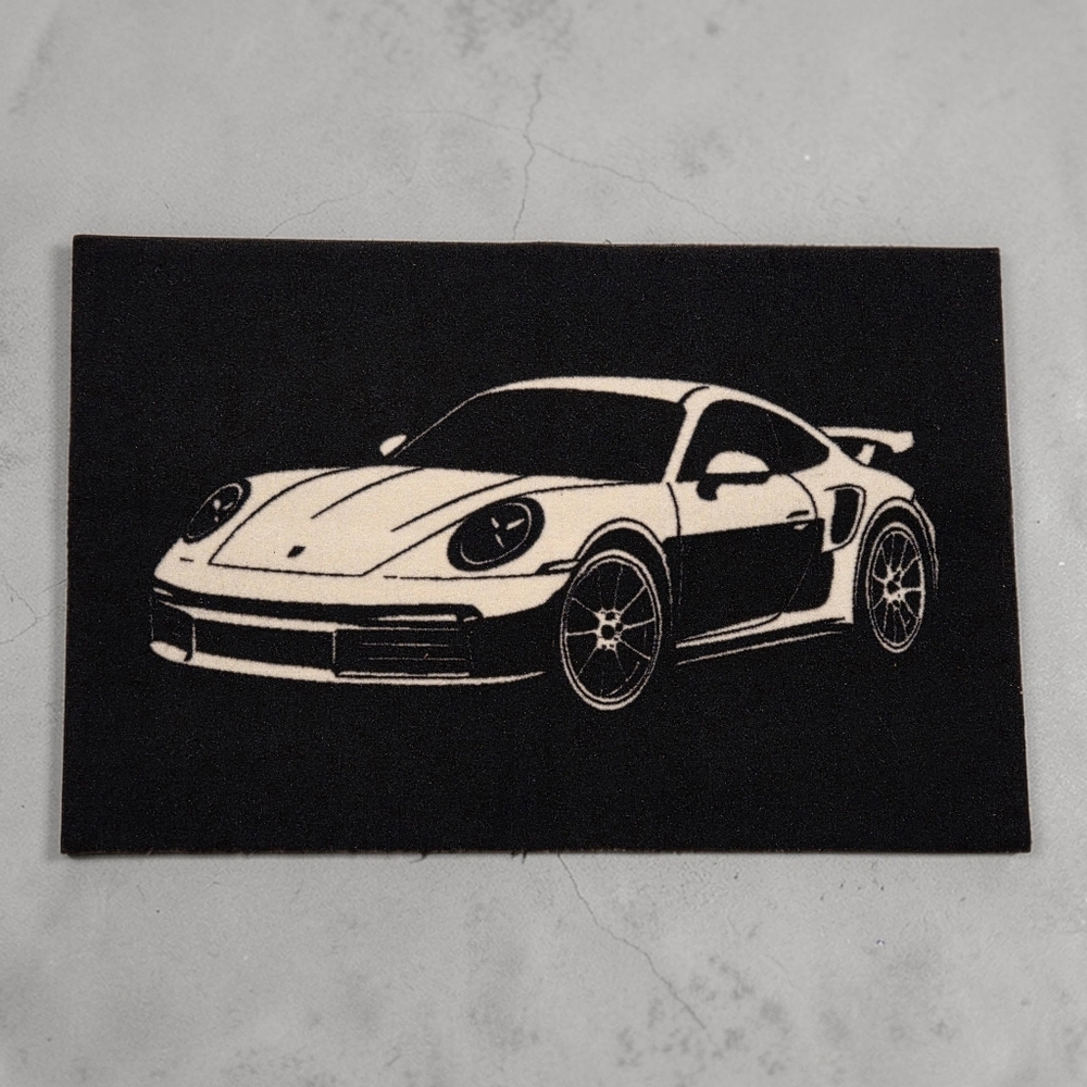 Porsche 911 Garage Mat Decor Rug 20.5x30 Car Enthusiast Floor Mat